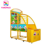 Machine de jeu d'arcade pour enfants, tours pour enfants, Machine de jeu de basket-ball à pièces de monnaie, jeu de tir