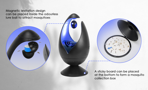 Trampa Magnética para Mosquitos con Alimentación USB, Inhalador de Insectos Antimosquitos, Lámpara LED, Atrapa Moscas Voladoras, Eliminador de Insectos, Lámpara Mata Mosquitos - Product Image 2