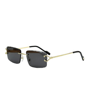 Gafas de Sol Sin Marco con Bisagras Metálicas, Unisex, Protección UV400, Gafas de Conducir CT0918S - Product Image 5