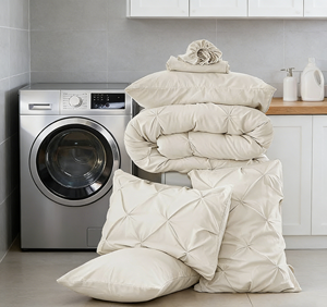 Juego <span class=keywords><strong>de</strong></span> Edredón Queen Pintuck <span class=keywords><strong>de</strong></span> 7 Piezas, Color Beige, para Todas las Estaciones, Juego <span class=keywords><strong>de</strong></span> Ropa <span class=keywords><strong>de</strong></span> <span class=keywords><strong>Cama</strong></span> Completo, Fabricante - Product Image 3