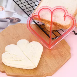 P1413 bán buôn 13 thiết kế nhựa bánh sandwich bánh mì Máy cắt đặt cho trẻ em Bento Hộp Ăn Trưa