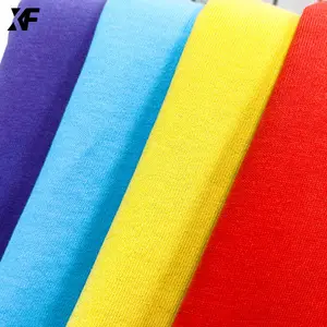 Fabric Manufacture 200gsm 100% Cotton High Quality Knitted Cotton Single Jersey Fabric For T-shirt