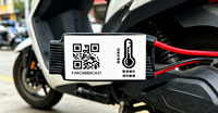 Dispositif de suivi GPS filaire pour moto, automobile, vélo électrique et voiture - Pas de carte SIM requise - Localisateur en temps réel caché