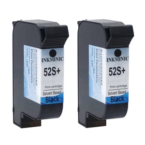 Cartucho de Tinta Negra a Base de Solvente 52S+ Alternativo en Oferta para Impresoras Térmicas TIJ Sojet Elfin I, Elfin IVS V2, Elfin II - Product Image 6