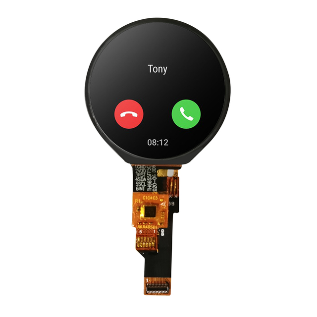 SWI Factory Supply 1.28inch 240x240 Round TFT LCD Display Touch Screen