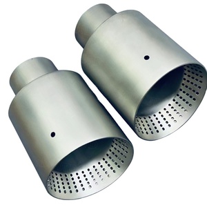 Punta de <span class=keywords><strong>escape</strong></span> de fibra de carbono universal para silenciador <span class=keywords><strong>Akrapovic</strong></span> | Doble <span class=keywords><strong>Salida</strong></span> de acero inoxidable negro MATE | Varios tamaños disponibles - Product Image 5