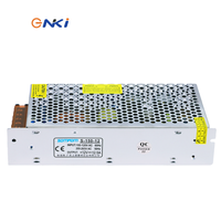 Alimentation à découpage AC/DC 12V 12,5A à sortie unique, boîtier métallique perforé pour éclairage LED et CCTV