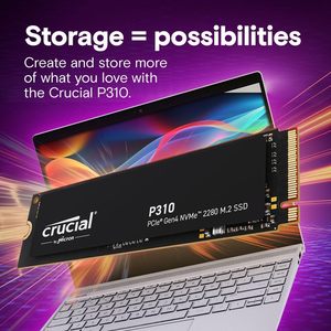 P310 1TB 2280 PCIe Gen4 3D NAND NVMe M.2 SSD 7100 MB/s <b>Internal</b> Expansion Port Desktop Solid State <b>Drive</b> - Product Image 6