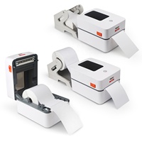 Imprimante d'étiquettes thermiques haute vitesse HBAPOS 4x6 "pour imprimante de codes à barres d'autocollants d'expédition de 20 à 110mm de largeur
