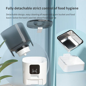 Aplicación inteligente Control remoto de cámara 5l Cuencos dobles de acero inoxidable Alimentador automático de alimentos para mascotas Dispensador interactivo inteligente para mascotas - Product Image 6