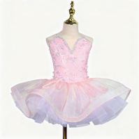 Nouvelle robe de princesse 2026, robe de danse de ballet pour enfants, robe bouffante mignonne à paillettes pour filles
