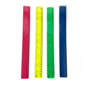 Regla Recta de Plástico de 30 cm/12 Pulgadas con Tabla de Multiplicar, Personalizable con Logotipo, para Niños Escolares, Marca Surwin - Product Image 4