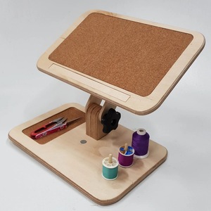 Mesa de Costura de Madera Maciza Echo, Color Natural, Plegable, Estilo Moderno Minimalista para Dormitorio, Sala de Estar u Oficina - Product Image 1