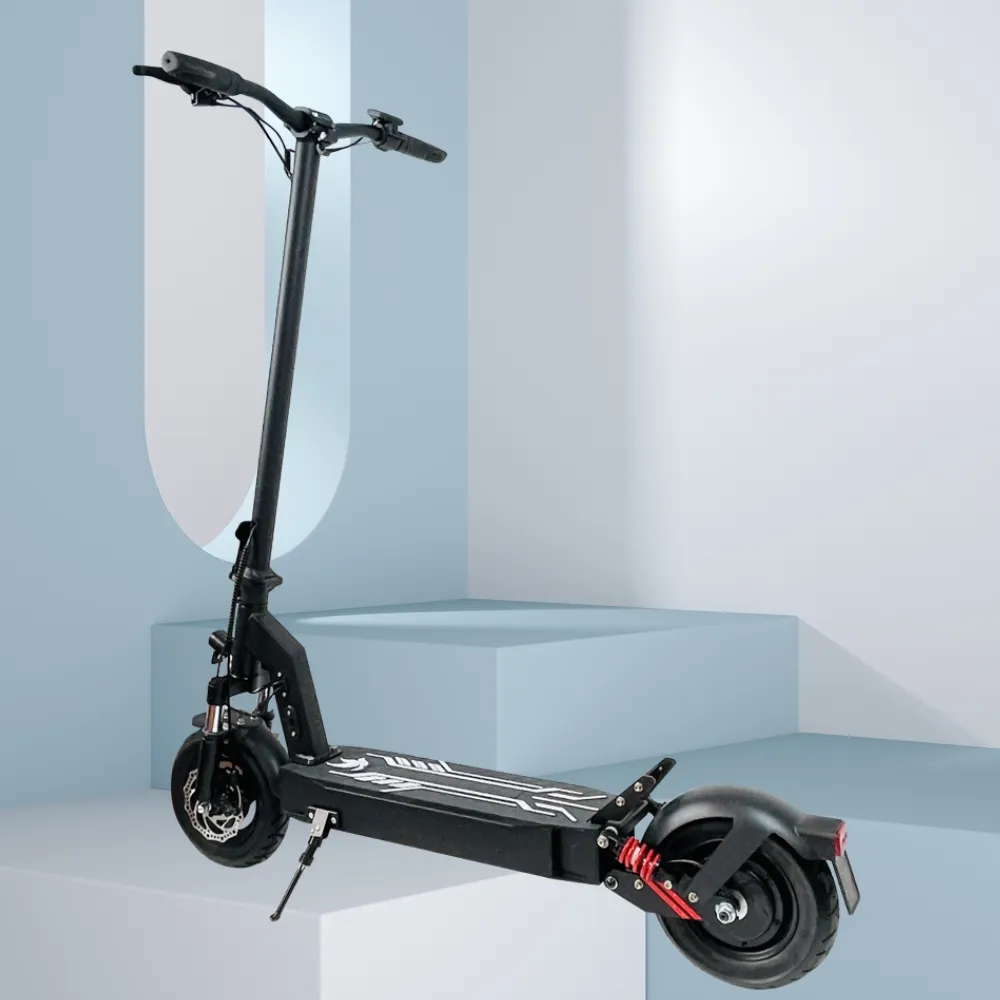 800w 1000w 48v 10 pouces hors route scooter électrique adulte haute vitesse scooters électriques double moteur électrique pliant scooter