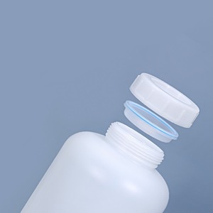 Botella de Plástico Sellada Jinyu de 5L, Boca Ancha con Tapa de Rosca, Envase Cilíndrico para Alimentos de 5000ml, Uso Doméstico - Product Image 2