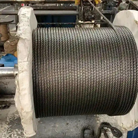 Câble en acier galvanisé et non galvanisé à haute résistance pour levage, marine, construction, câble métallique