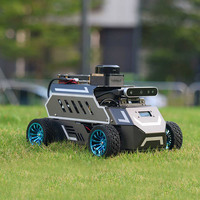 Robot ROSMASTER A1 ROS2 alimenté par l'IA avec architecture d'inférence à double modèle, compatible avec Jetson Nano Orin Nano RPi 5 RDK X5
