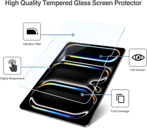 Protection d'écran en verre trempé anti-lumière bleue 9H pour <span class=keywords><strong>iPad</strong></span> Pro 11 2025, <span class=keywords><strong>iPad</strong></span> <span class=keywords><strong>Mini</strong></span> 7, 10e et 13e génération - <span class=keywords><strong>Prix</strong></span> usine - Product Image 2