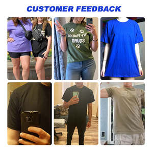 Camisetas de Hombre de Talla Grande, 170 g/m², 100% Algodón, de Alta Calidad, para Impresión y Bordado Personalizados, Unisex, Extra Grandes - Product Image 6