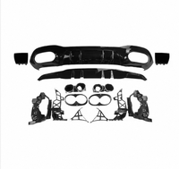 Diffuseur arrière de qualité supérieure A45 AMG avec embouts d'échappement pour Mercedes Benz Classe A W177 2019-2025 Sport