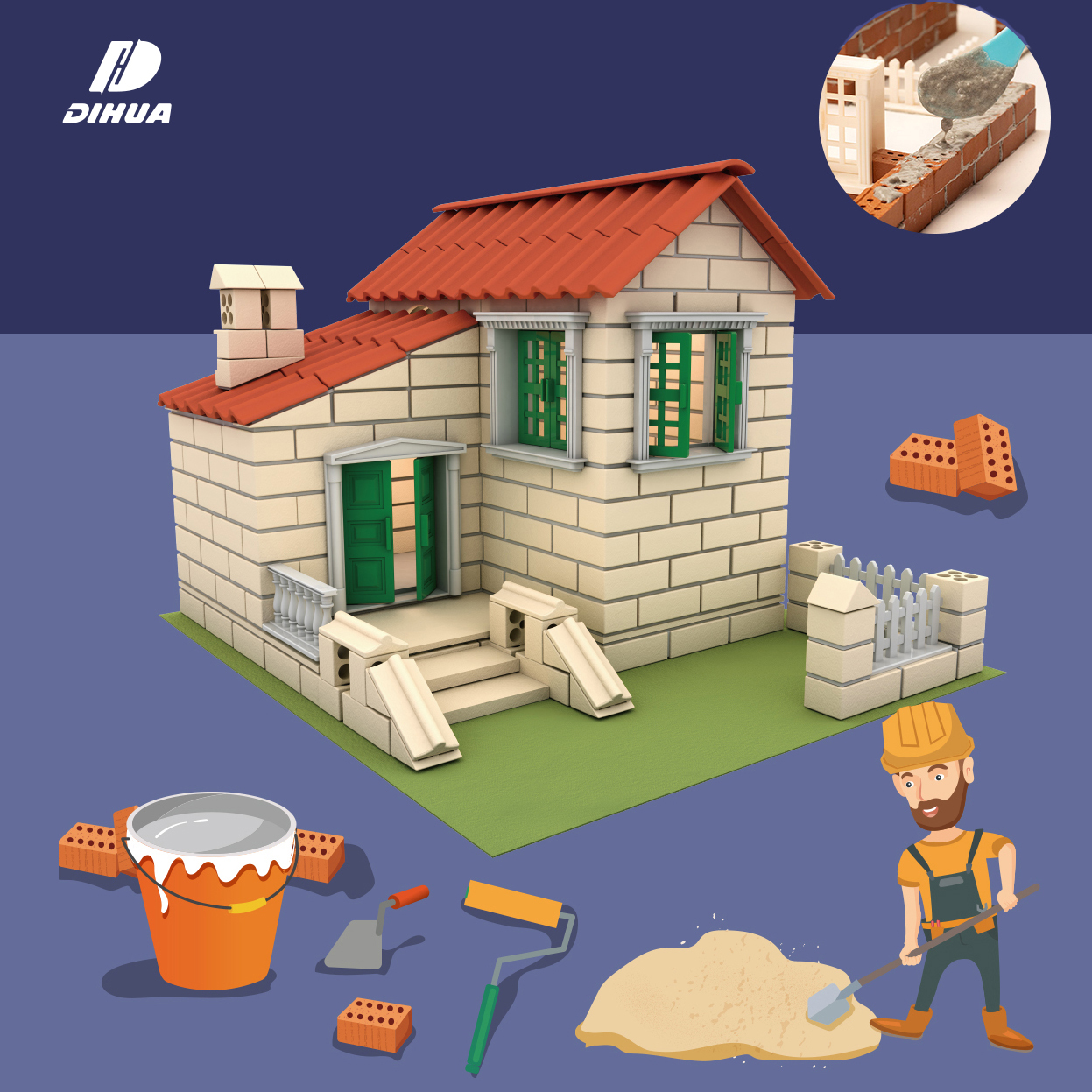 20 Sachets Mini Ciment De Liaison Gatuida – Pâte Haute Adhérence Pour Briques, Maison De Poupée, Maquettes Et Bricolage Créatif
