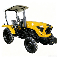 Tractor Agrícola Compacto HUABO de 25 HP, 4x4, Diésel, con Implementos Compatibles para Uso en Huertos y Jardines