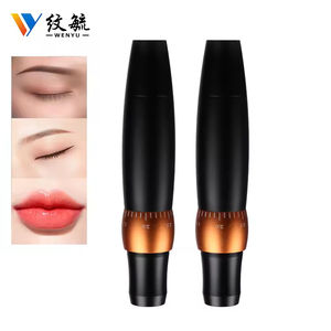 Stylo de <span class=keywords><strong>tatouage</strong></span> en acier inoxydable directement portable OEM Mitrailleuse Microblading Noir Mode Sourcils Lèvres Maquillage permanent - Product Image 1