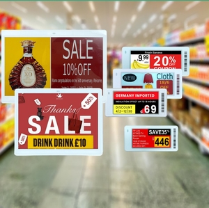 Étiquettes de prix électroniques ESL pour supermarchés, magasins, produits, 5,8 pouces, étiquettes de prix numériques intelligentes pour la vente au détail - Product Image 1