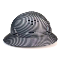 Casco de Seguridad de ABS Tipo Cachucha de Ala Completa ANT5PPE Personalizado con Diseño Ridgeline para Uso Industrial