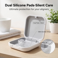 Étui de rangement portable et écologique pour appareil orthodontique dentaire personnalisé – Populaire