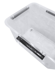 Tùy Chỉnh Lớn Nhựa Trong Suốt Lưu Trữ Thùng Kín Container Hộp Không Thấm Nước Với Nắp - Product Image 3