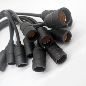 Base de lámpara E14 con cable, 10A, 250V, tipo tornillo de plástico, uso interior, práctico soporte para bombillas, accesorios de iluminación decorativos - Product Image 1