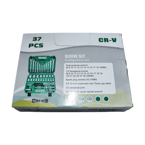 ชุดเครื่องมือช่าง 1/<span class=keywords><strong>2</strong></span> นิ้ว 72 ฟัน พร้อมด้ามขันแบบ Ratchet สำหรับงานอุตสาหกรรม วัสดุคาร์บอน 37 ชิ้น สำหรับช่างยนต์ ซ่อมรถยนต์ - Product Image 6