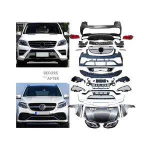 2012-2015 ML-sınıf W166 GLE sınıfı W166 GLE63 vücut kiti ML GLE araba Facelift için yükseltme