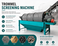 Machine de criblage rotative à tambour pour le compost, les engrais, le sable, le gravier, le criblage de matériaux industriels