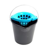 Usine 2025 nouveau seau de nettoyage en plastique robuste personnalisé PP assorti seau de vadrouille à presser en plastique avec essoreuse