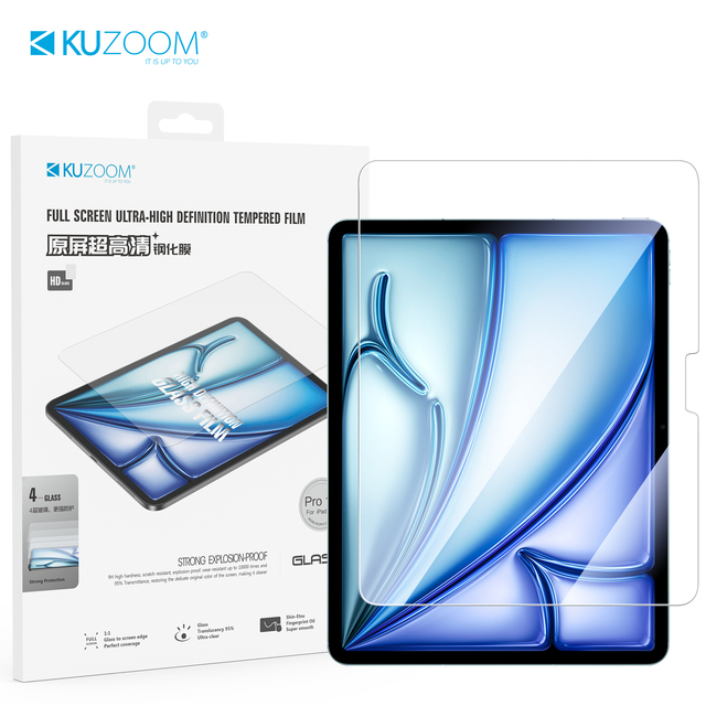 Tablets Tempered Glass 9H HD Anti-Scratch Anti-fingerprint Screen Protector for All iPad Tablet Bubble Free Ultra Clear