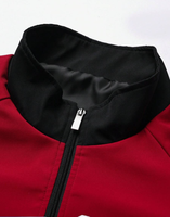 Veste coupe-vent pour homme en nylon ripstop 100% 320 grammes, col montant contrastant, style minimaliste urbain, impression personnalisée