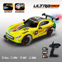 Voiture de course RC 2,4G à l'échelle 1/10, 6 canaux, avec effets de lumière et son, pour drift, intérieur/extérieur, pour enfants et garçons, directement de l'usine