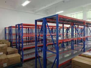 Étagères d'Entrepôt Industrielles Directes d'Usine, Montage Facile, Réglables, Revêtement Époxy Anti-Rouille pour Maison, Garage, Logistique, Transport - Product Image 6