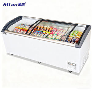 Congelatore a pozzetto commerciale grande per gelati e dessert surgelati, attrezzatura di refrigerazione affidabile per negozi - Product Image 1