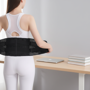 Ceinture de soutien lombaire élastique universelle <span class=keywords><strong>orthopédique</strong></span> professionnelle respirante réglable pour le bas du dos, soutien lombaire, ceinture de soutien pour la taille, été - Product Image 6
