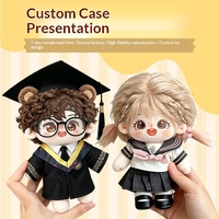 Tenues en coton personnalisées pour poupées, accessoires pour poupées en peluche BJD de 10 cm/20 cm, personnalisation en gros disponible, jouet en peluche, 14 ans et plus