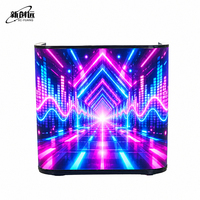 Écran LED incurvé couleur pleine pour cabine DJ, 8K HLG 3680Hz, étanche, pour événements intérieurs et extérieurs