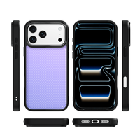 Coque de téléphone AG Feeling Black Edge avec motif pois dorés ciel bleu pour iPhone 17, 17 Pro Max, 16 Pro, 15, 15 Pro Max – Coque magnétique