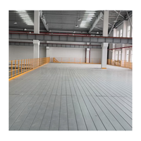 Plateforme de Stockage Multi-Niveaux en Acier H-Beam Robuste avec Grille Anti-Collision Personnalisable pour Mezzanine Industrielle