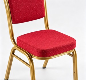 Custom Logo Modern Luxury Aluminum Banquet <b>Chair</b> Wedding <b>Dining</b> Hall <b>Chair</b> for Hotel Banquet Corporate Event Project Supply - Product Image 5