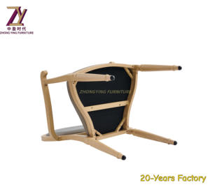 Fauteuil de salle à manger ergonomique moderne Nouveau design Classique Dossier rond en aluminium Empilable pour la maison Hôtel - Product Image 6