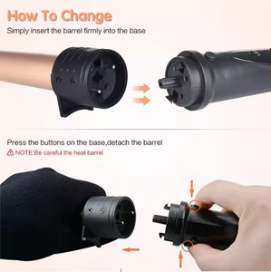 5 en 1 vente chaude Céramique électrique Cheveux Bigoudi Fer Plat Spécial Salon Styler Outils Cheveux Bigoudis Rouleaux - Product Image 4