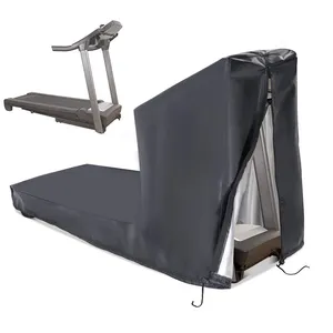 BEELAND Black Non-Folding Home Running Machines Cover Large Waterproof Outdoor Treadmill Cover